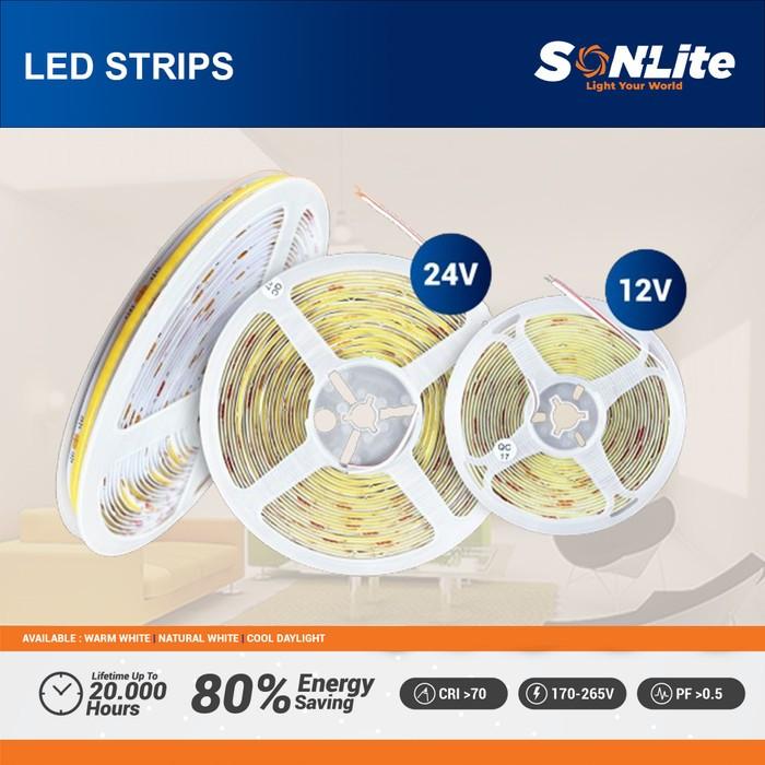 Gambar SONLITE LED Lampu Strips COB 12V / 24V 320D 3000k / 4000k / 6500k - 12Volt, 4000k dari Kenari Mas Electrindo undefined Tokopedia