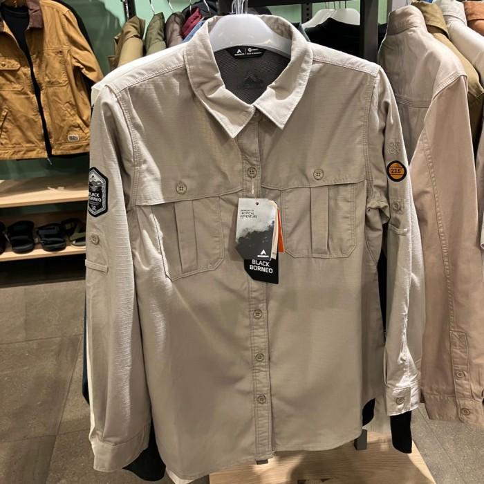 Gambar EIGER AMBITION TROPIC WS BLACK BORNEO SHIRT - KHAKI - XXL dari Otdor Store undefined Tokopedia