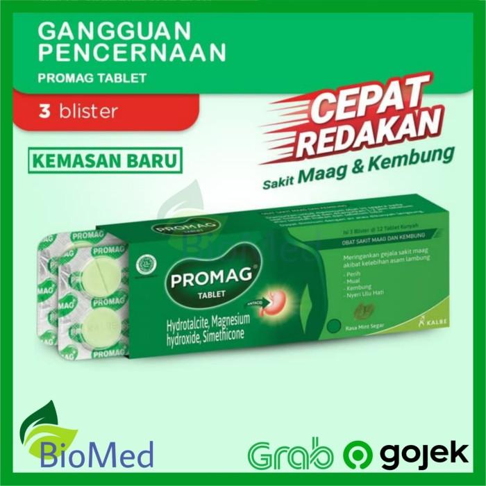 Gambar NEW PROMAG TABLET KUNYAH - OBAT SAKIT MAAG LAMBUNG KEMBUNG PERUT dari Balskis undefined Tokopedia