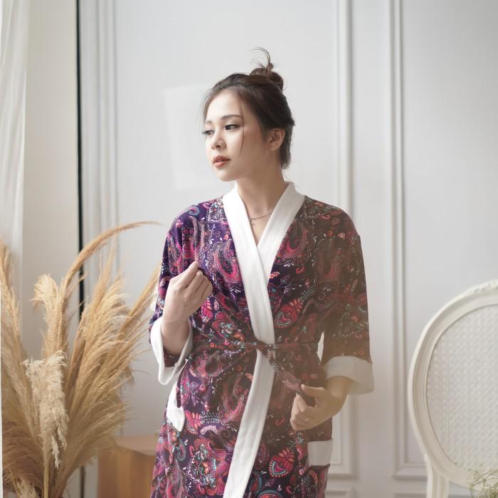 Gambar Kimono Handuk Dewasa Size (L/XL) / Motif Batik / Kimono Mandi / Lembut dari QQShopOO undefined Tokopedia