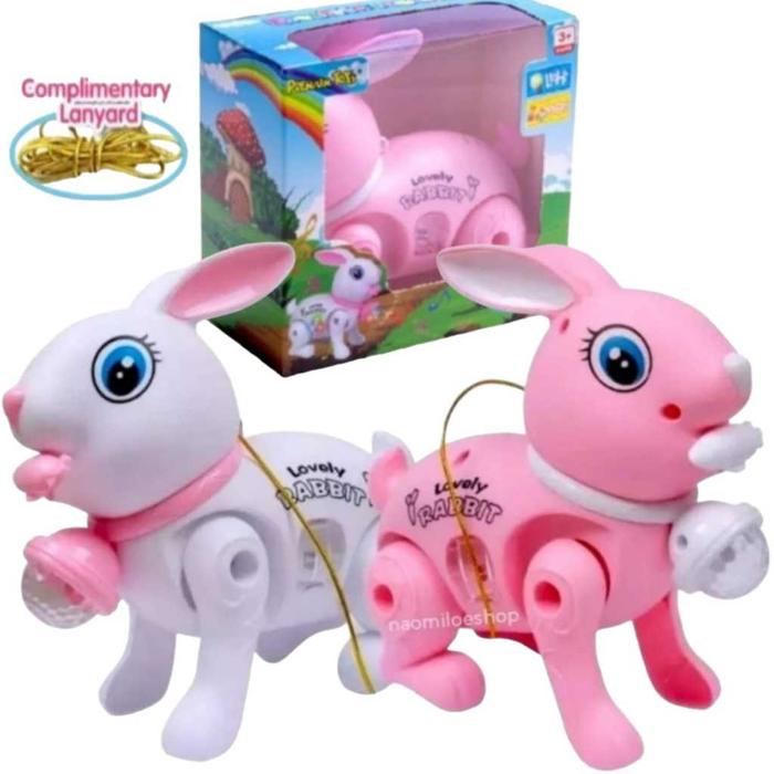 Gambar New Robot hewan kelinci bisa Loncat  dan berjalan,Ada Lampu n Musik - Rabbit dus dari TRENDYKIDS OFFICIAL undefined Tokopedia