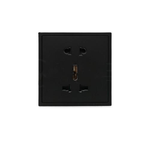 Gambar SIMON i7 2 Pin Socket and Multi-standard Socket Module 701080 - Black dari Graha Listrik Electric undefined Tokopedia