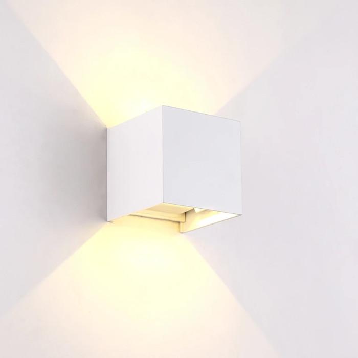 Gambar LAMPU DINDING/WALL LAMP 2 ARAH KOTAK MINIMALIS - ADJUSTABLE ANGEL - Putih dari Graha Listrik Electric undefined Tokopedia