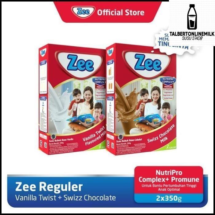 Gambar Jt-2090 Susu Zee Reguler Bundle 2In1 350Gr Susu Peninggi Badan Anak Tinggi Kalsium dari tokoceria15 undefined Tokopedia