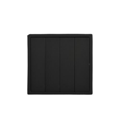 Gambar SIMON i7 Push Button 4 Gang Push-button Switch Module 701041F - Black dari Graha Listrik Electric undefined Tokopedia