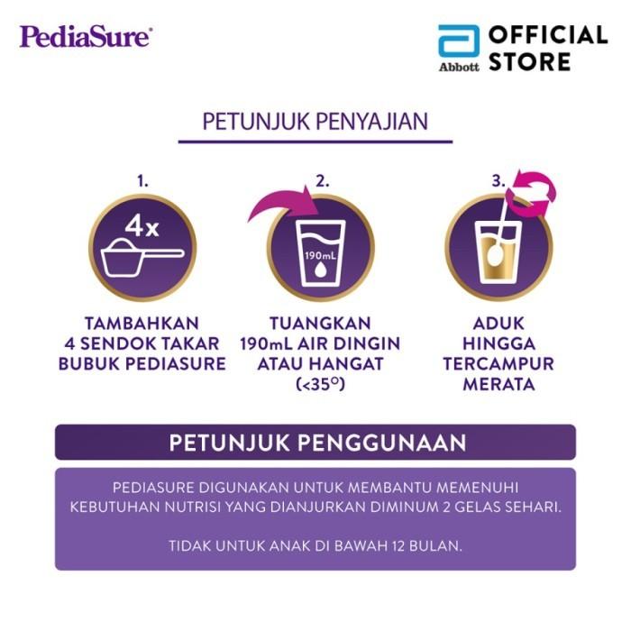 Gambar terbaru !!! pediasure vanila susu formula pertumbuhan anak 1 - 10 tahun - 1800 g ready dari gulali_32 undefined Tokopedia