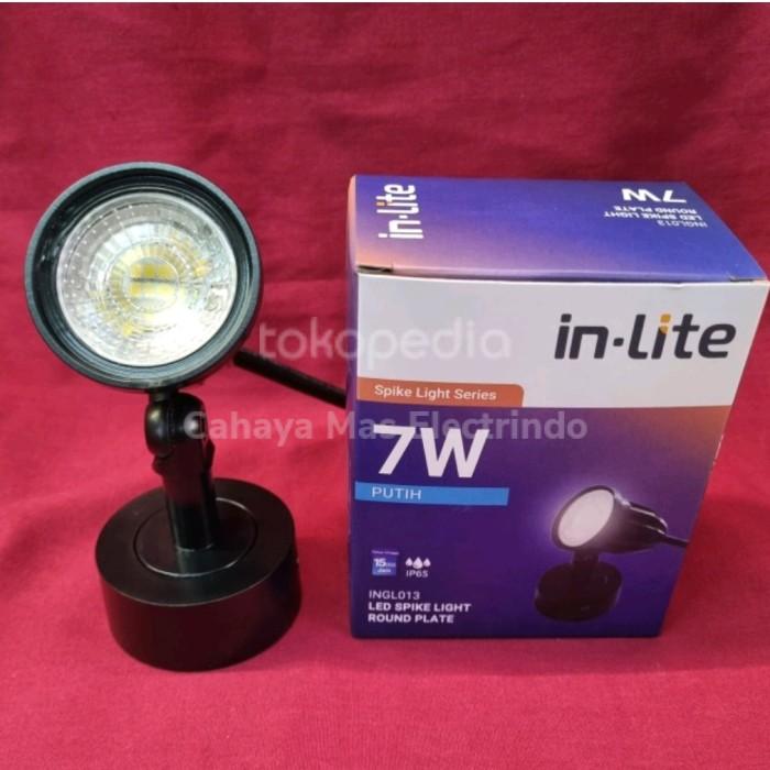 Gambar INLITE LAMPU SOROT TAMAN SPIKE LIGHT INGL013 7W 7WATT 7 W TEMPEL/DUDUK - Kuning dari Cahaya Mas Electrindo undefined Tokopedia