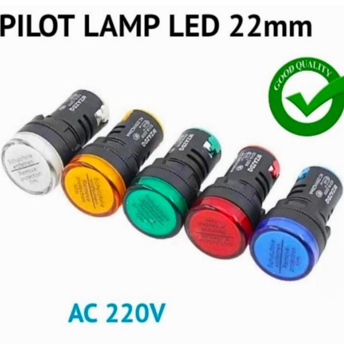 Gambar PILOT LAMP LED 22mm 220V PILOT LAMP WARNA - Hijau dari Cahaya Mas Electrindo undefined Tokopedia