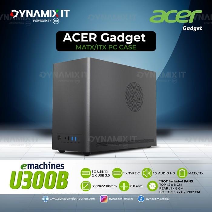 Gambar ACER Gadget Emachines U300 micro-ATX PC Case - Black dari DYNAMIX IT undefined Tokopedia