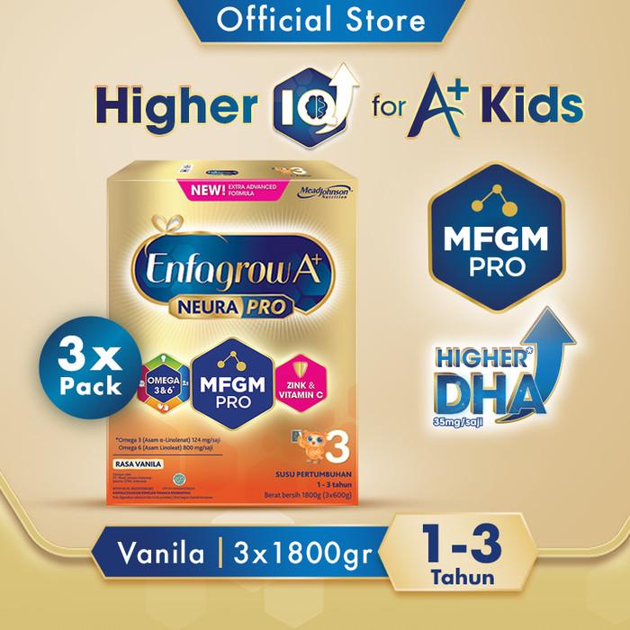 Gambar Enfagrow A+ 3 Susu Formula Vanila 1800G X 3 Asli 100% dari Dinar store10 undefined Tokopedia