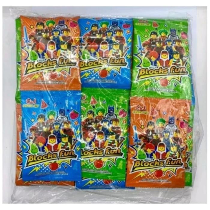 Gambar SURPRISE CANDY LEGO FUN BLOCK ISI 30 PCS - orang2an dari teh tarik y undefined Tokopedia