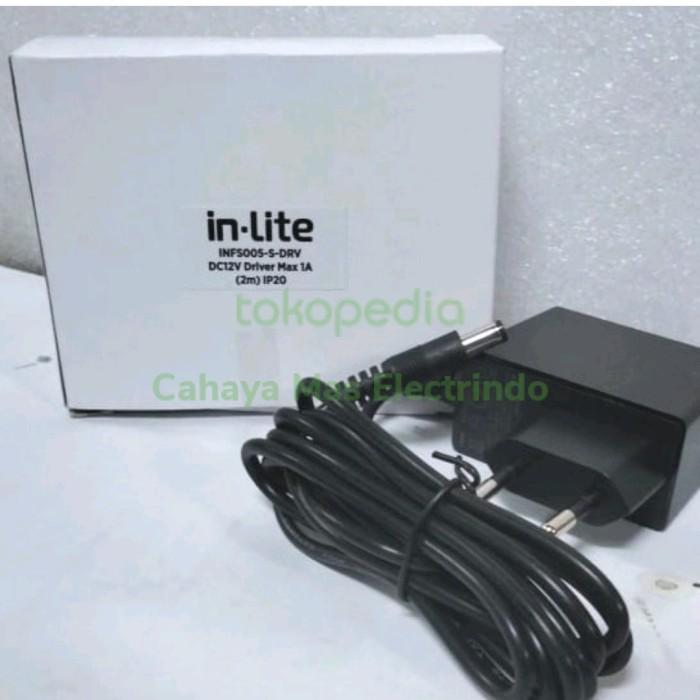 Gambar INLITE DRIVER DC 12V MAX 1A/2A/4A INFS005-S UNTUK LED SMART WIFI RGB - 2A dari Cahaya Mas Electrindo undefined Tokopedia