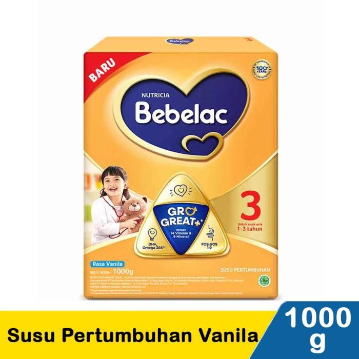 Gambar Bebelac 3 Susu Pertumbuhan Vanila 1000 Gram Asli 100% dari Dinar store10 undefined Tokopedia