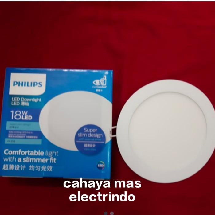 Gambar LAMPU DOWNLIGHT PANEL LED SLIM DL252 18W 18WATT INBOW PHILIPS - Kuning dari Cahaya Mas Electrindo undefined Tokopedia