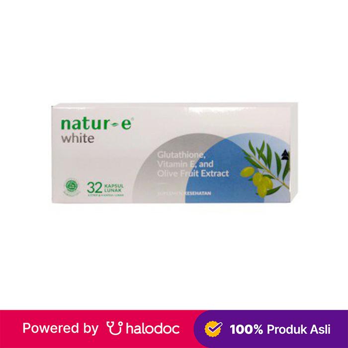 Gambar Natur-E White 32 Kapsul - Vitamin Kulit & Kuku - Halodoc dari Apotek Halomedika Tirta Raya Sidoarjo undefined Tokopedia