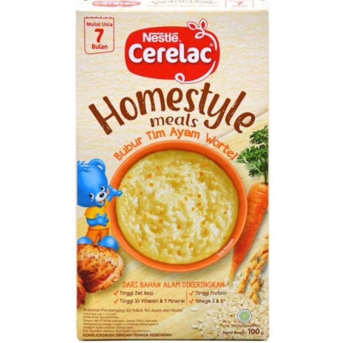 Gambar ABSOLUTE| Nestle Cerelac Homestyle Meals Bubur Tim Ayam Wortel 100gr dari OVEROFFICIAL undefined Tokopedia