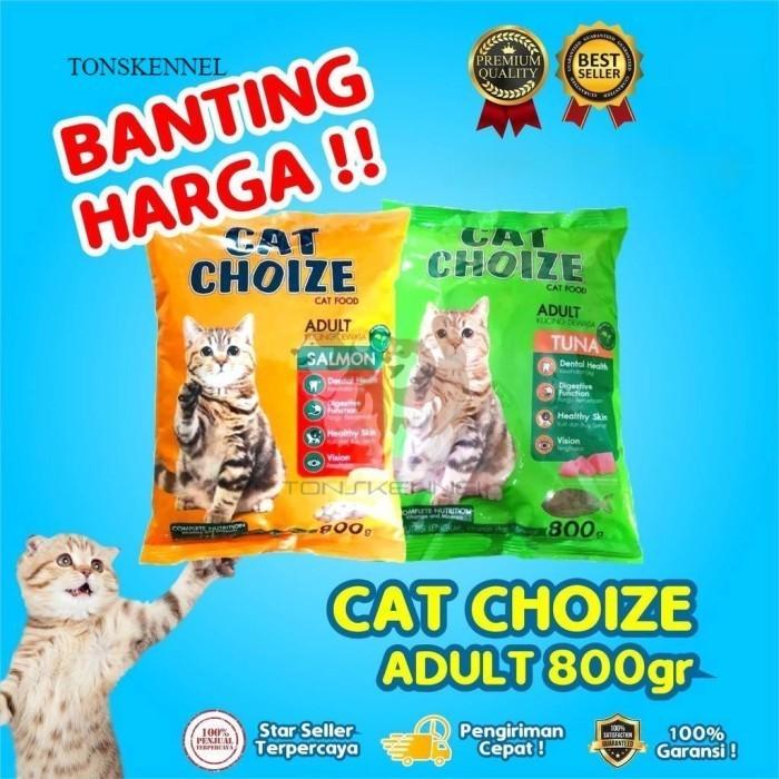 Gambar MURAH ! CAT CHOIZE ADULT BENTUK IKAN RASA TUNA Makanan Kucing Cat Food - CC TUNA dari Tonskennel &amp; Grocerin undefined Tokopedia