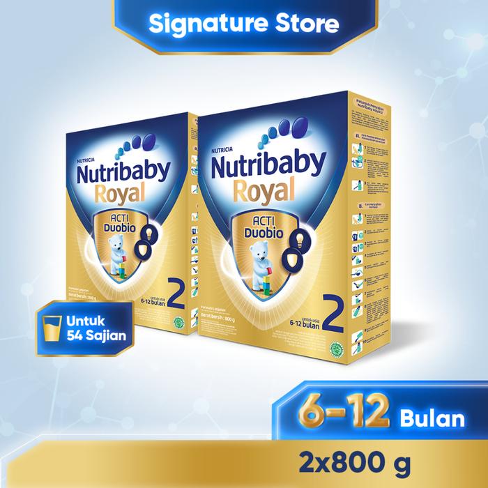 Gambar Nutribaby Royal 2 Formula Bayi Bubuk 800 gr x 2 dari rahsyaa shop undefined Tokopedia