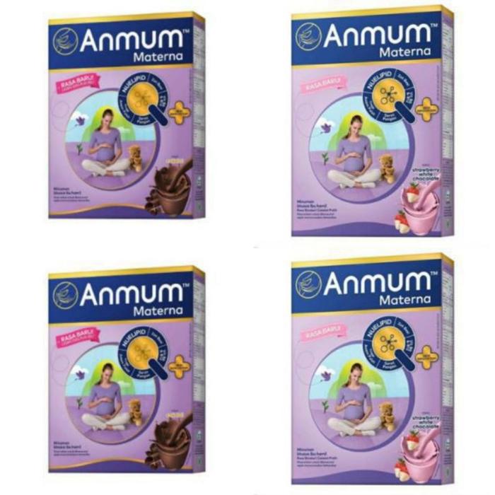 Gambar NEW Anmum Materna susu ibu Hamil 400gr rasa coklat vanila strawberry - Cokelat dari Voltcat store undefined Tokopedia