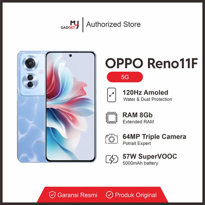 Gambar OPPO Reno 11F 5G 8/256Gb Garansi Resmi OPPO Indonesia - Biru dari Wall.B Shop undefined Tokopedia