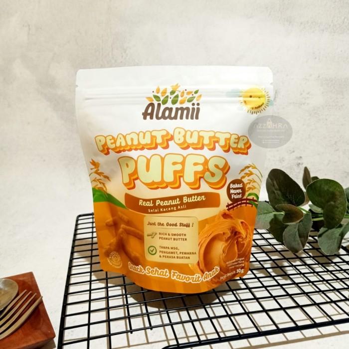 Gambar TERLARISS ALAMII PUFFS - SNACK SEHAT ANAK DAN BAYI 30 gram - Peanut Butter dari Snack Houze undefined Tokopedia