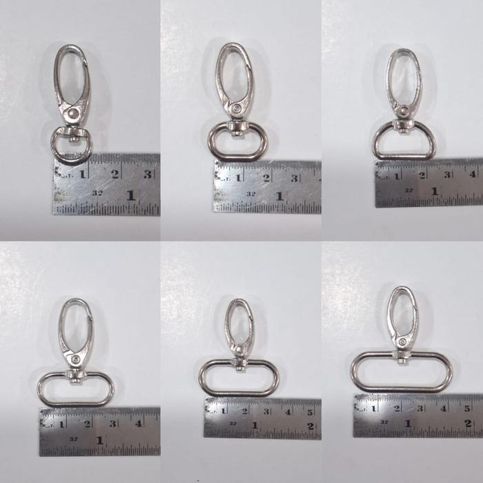 Gambar Kait Oval Pengait Tas Kew Nikel 1cm 15 20 25 30 38mm - 2cm dari mitra triniti undefined Tokopedia