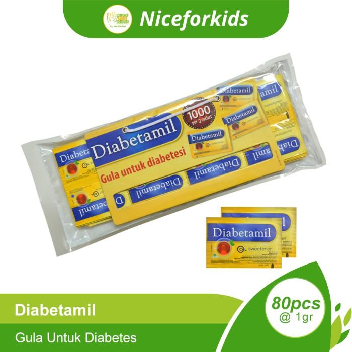 Gambar MantulLezat- Diabetamil Sweetener Gula Untuk Diabetes 80 x 1gr Gula Diabetes dari kabsgeu colletion77 undefined Tokopedia