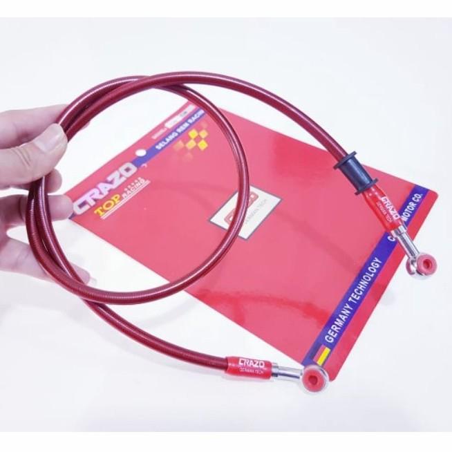 Gambar KABEL SELANG REM CAKRAM DEPAN MOTOR TRAIL-CROS-TIGER NEW-KLX-TIGER NEW - Merah dari dea makeup undefined Tokopedia