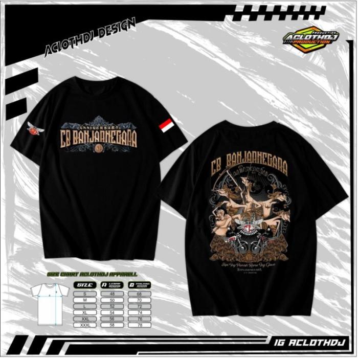 Gambar Kaos Acara Cb Banjarnegara Kaos Anniversary Cb Banjarnegara Cotton Combed 30s Premium - Hitam, XL dari Aclothdj undefined Tokopedia