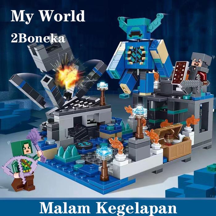 Gambar Upgrade【Ready Stock COD】 Mainan Anak Minicraft My World/lego minicraft/minecraft./lego minecraft./mainan minicraft/minecraft. toys/mainan minecraf/my world minicraft/minicraft mainan/minicraft/mainan minecraft/warden minecraf/lego minecraft my world - Malam Kegelapan dari Ziihan undefined Tokopedia