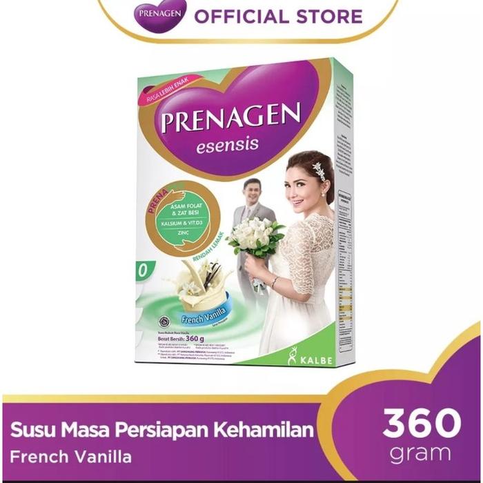 Gambar NEW PRENAGEN ESENSIS VANILA COKLAT 360 GRAM/360gr/French vanilla/VELVETY CHOCOLATE - VANILA dari Voltcat store undefined Tokopedia