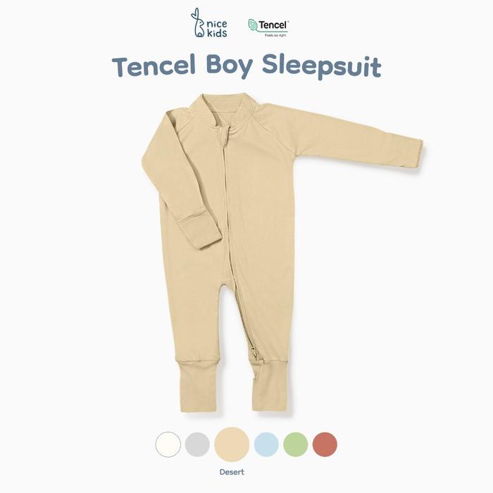 Gambar Nice Kids - Tencel Sleepsuit Boy Jumper Baby Baju Tidur Bayi Laki-Laki (0 Bulan-2 Tahun) - Desert, 1 Year dari Kuma Baby Shop Official undefined Tokopedia