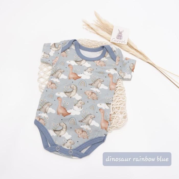 Gambar Carrol N Barrol Body Suit Jumper Tencel Collections 2023- Jumper Baby - Dinosaur Blue, 6-9 Month dari Jerseyrejort undefined Tokopedia