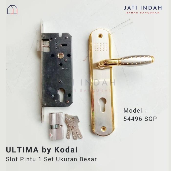 Gambar Slot / Handle / Pegangan Kunci Pintu Rumah 1 Set + Body Ukuran Besar - ULTIMA SGP dari Jati Indah Bahan Bangunan 2 undefined Tokopedia