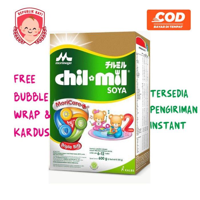 Gambar Morinaga Chil Mil Soya Susu Formula Bayi Alergi 600 gram MURAH dari Republik Bayi undefined Tokopedia