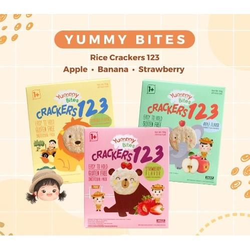 Gambar YUMMY BITES 123 SNACK MAKANAN ANAK BALITA TODDLER RICE CRACKER dari HOHA SHOPP undefined Tokopedia