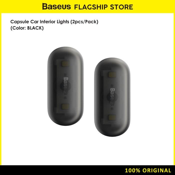 Gambar Baseus Capsule Car Interior Lights 2PCS Lampu Mobil Dalam - DGXW - Hitam dari dea makeup undefined Tokopedia