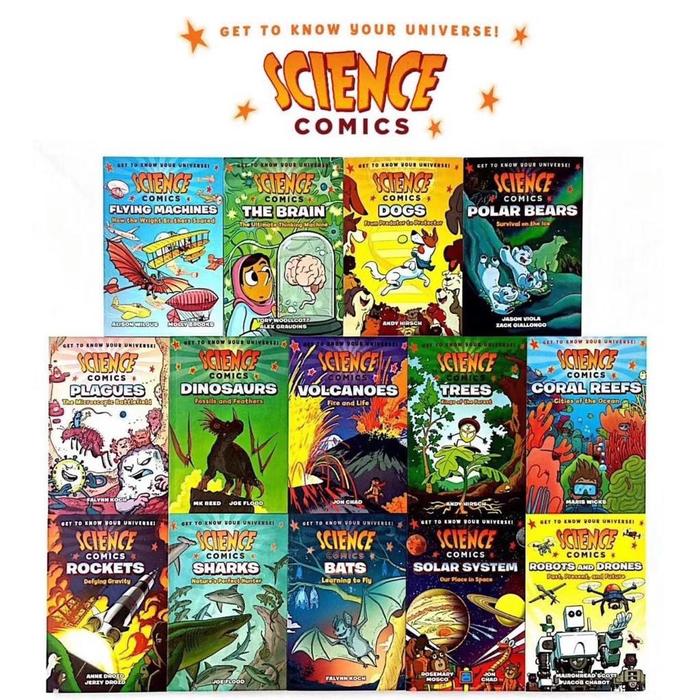 Gambar Get to know your universe SCIENCE COMICS Series Perbuku - Flying Machines dari Aliki undefined Tokopedia