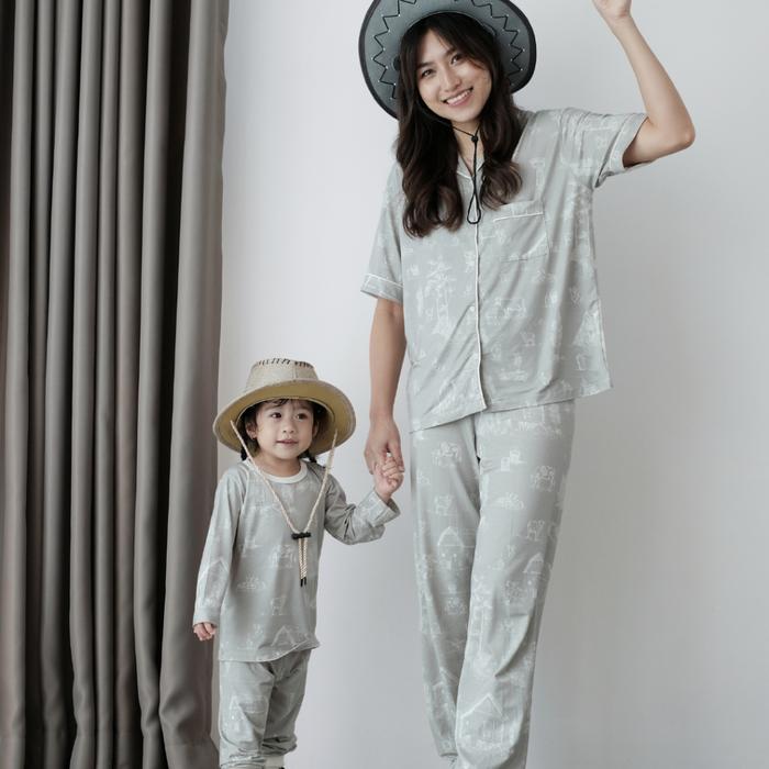 Gambar Baju Tidur Wanita - Pajamas Tencel Adult - Baby Loop dari savv savv seller undefined Tokopedia