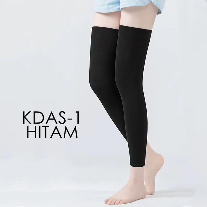 Gambar Pelindung Lutut Wanita Pria Manset Kaki Panjang Tebal Elastis Deker Kaki Olahraga Sport Unisex - 1-HITAM dari NOMIDE STORE undefined Tokopedia
