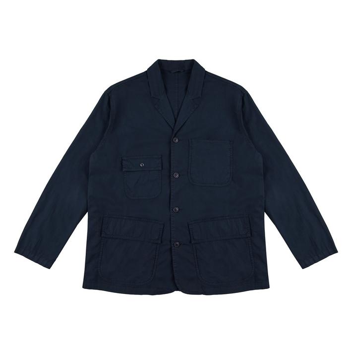 Gambar Three2nd Jaket Pria Katun Spandek Lengan Panjang Chore C030624 - Blue, L dari 3SECOND Kota Bandung Tokopedia
