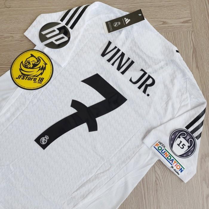 Gambar Jersey Madrid Home +Nameset Cup PLAYER ISSUE 2024 2025 Premium High Quality Real - +Nameset_UCL, L dari Prima Jaya. undefined Tokopedia