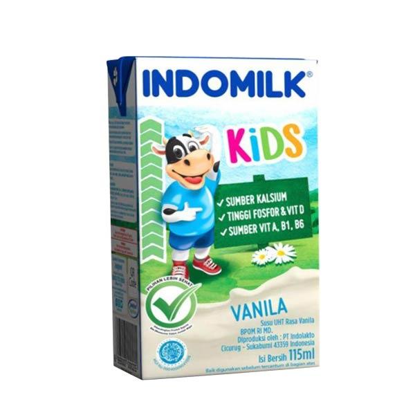 Gambar Indomilk Kids Vanilla Tp 115Ml dari Hypermart Pakuwon undefined Tokopedia
