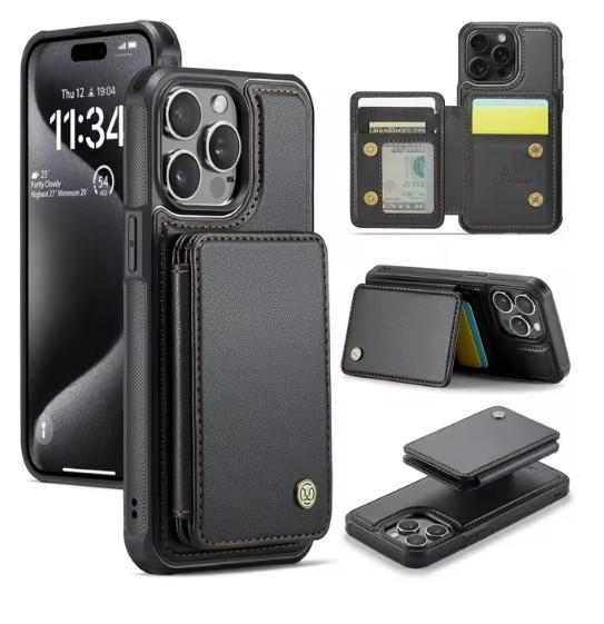 Gambar Case iPhone 16 Pro Max 16 Pro CASEME J05 Magnetic 2in1 Detachable Leather Wallet Card Slot Kartu RFID Blocking Phone Protective Casing Cover - Black, iPhone 16ProMax dari Supcase Official ID undefined Tokopedia