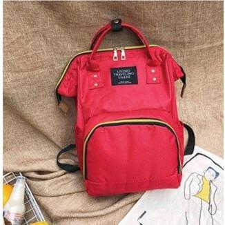 Gambar Tas Ransel Backpack Handbag Model Anello Vintage Travel Diaper Bag - Merah dari TravelFriend undefined Tokopedia