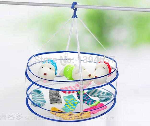 Gambar Jaring Jemuran Boneka Baju Kaos Kaki 2 Tingkat Bisa Dilipat Digantung - JARJEM dari TravelFriend undefined Tokopedia