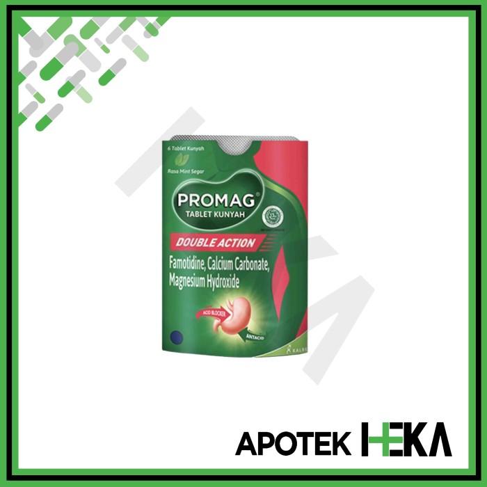 Gambar Promag Double Action Obat Maag dan Asam Lambung 1 Strip isi 6 Tablet dari Koyur567 undefined Tokopedia