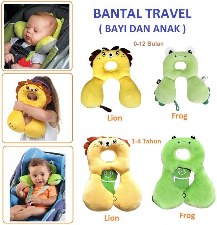 Gambar BANTAL LEHER BAYI|BABY TRAVEL PILLOW|KADO BATITA|ANTI PEGAL|PENOPANG 1188 - Lion dari cibercell undefined Tokopedia