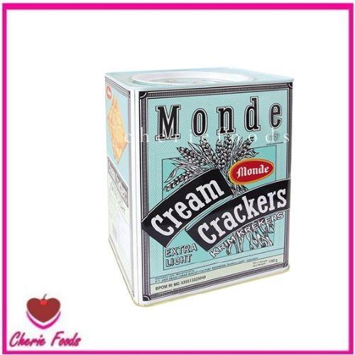 Gambar Monde Cream Crackers Kaleng - 1,2kg / Monde Kaleng dari Eldora Biskuit undefined Tokopedia