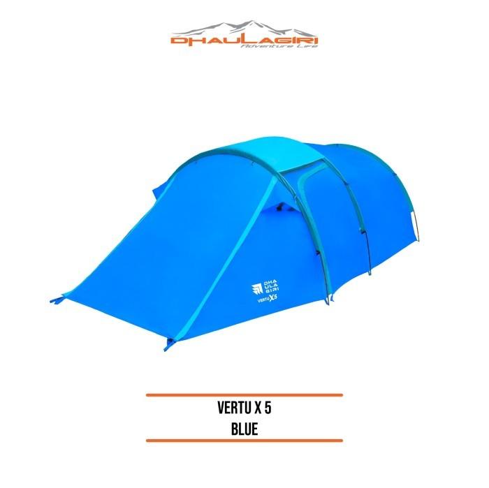 Gambar Tenda Gunung Double Layer Dhaulagiri Vertu X5 Tent Frame Alloy Camping - Blue dari Artivic undefined Tokopedia